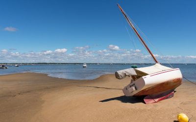 Banc d’Arguin, îlot sauvage entre dune géante et océan ouvert